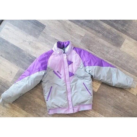 Vintage Arctic Cat Coat Size M 90s Iridescent Snowmobile Jacket